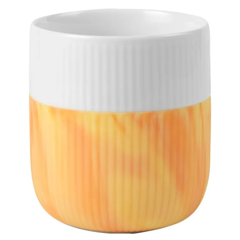 Riflet Contrast Marmor krus 35 cl ildgul