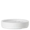 Rim såpeskål 10,8 cm hvit