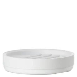 Rim såpeskål 10,8 cm hvit