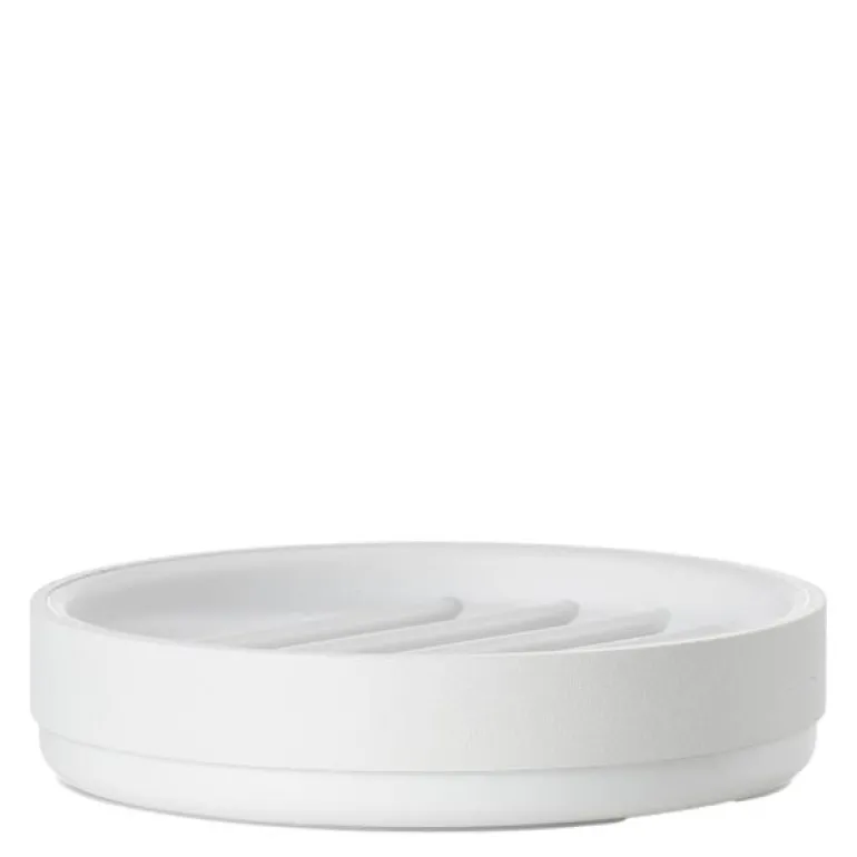Rim såpeskål 10,8 cm hvit