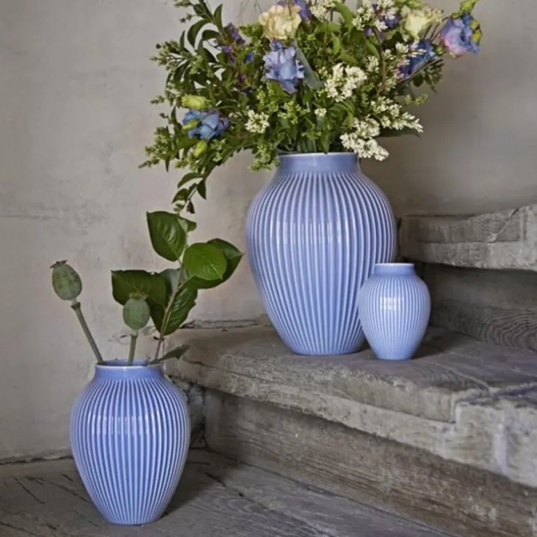 Ripple vase 12,5 cm lavendel
