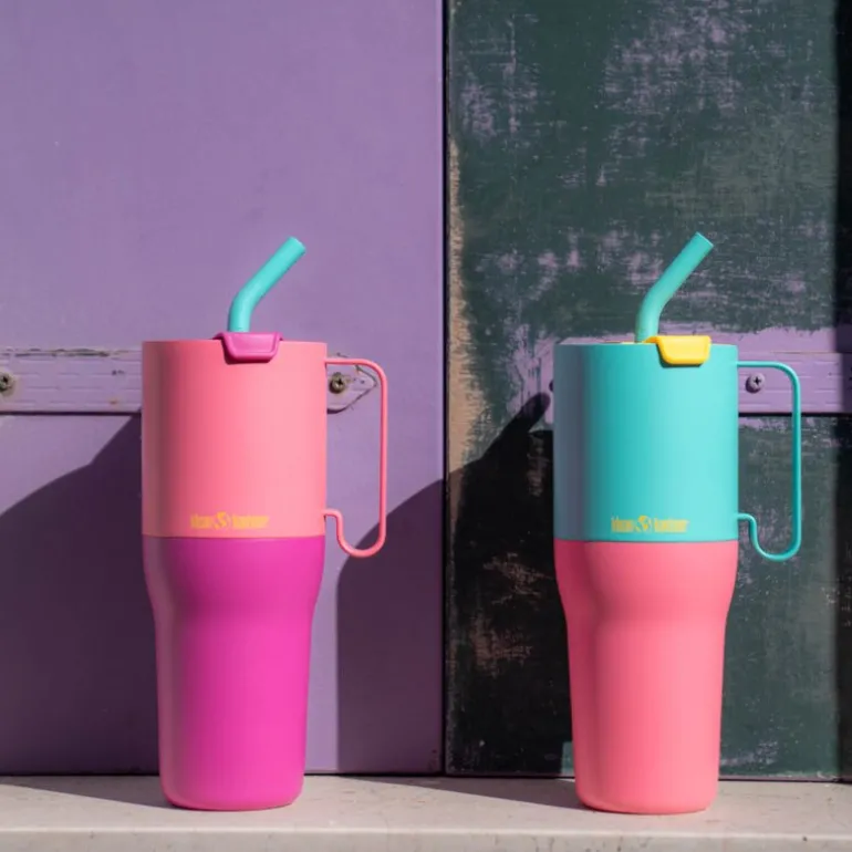 Rise Tumbler 77 cl med sugerørslokkTurquoise Kaleidoscope