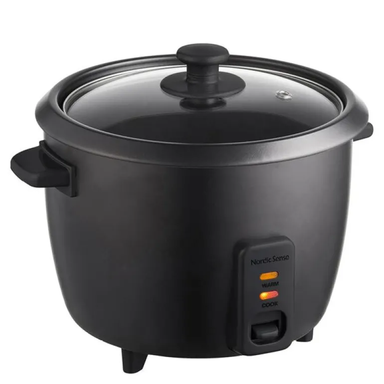 Riskoker 1,5L svart