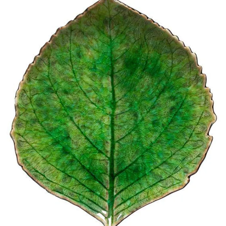 Riviera asjett hortensia 17x15 cm grønn/svart