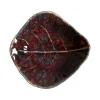 Riviera miniskål løv 11x10x3 cm granat/svart