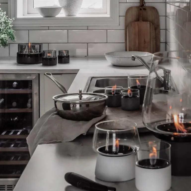 Rosie lykt 0,2L svart/smoke
