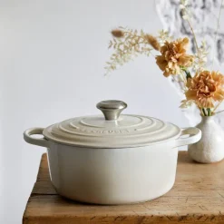 Rund støpejernsgryte 4,2L/24 cm meringue