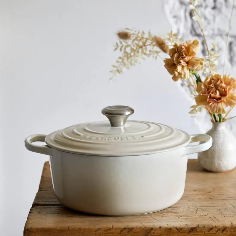 Rund støpejernsgryte 4,2L/24 cm meringue