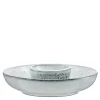 Rustic eggeglass 10 cm grå/blå