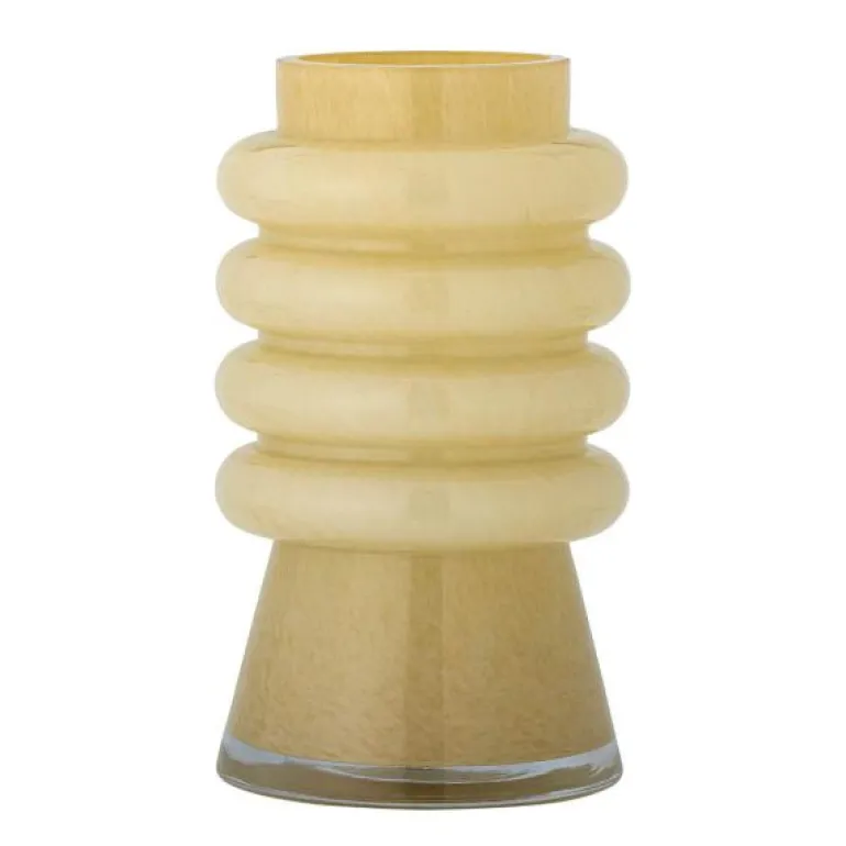 Sahara vase 23 cm gul