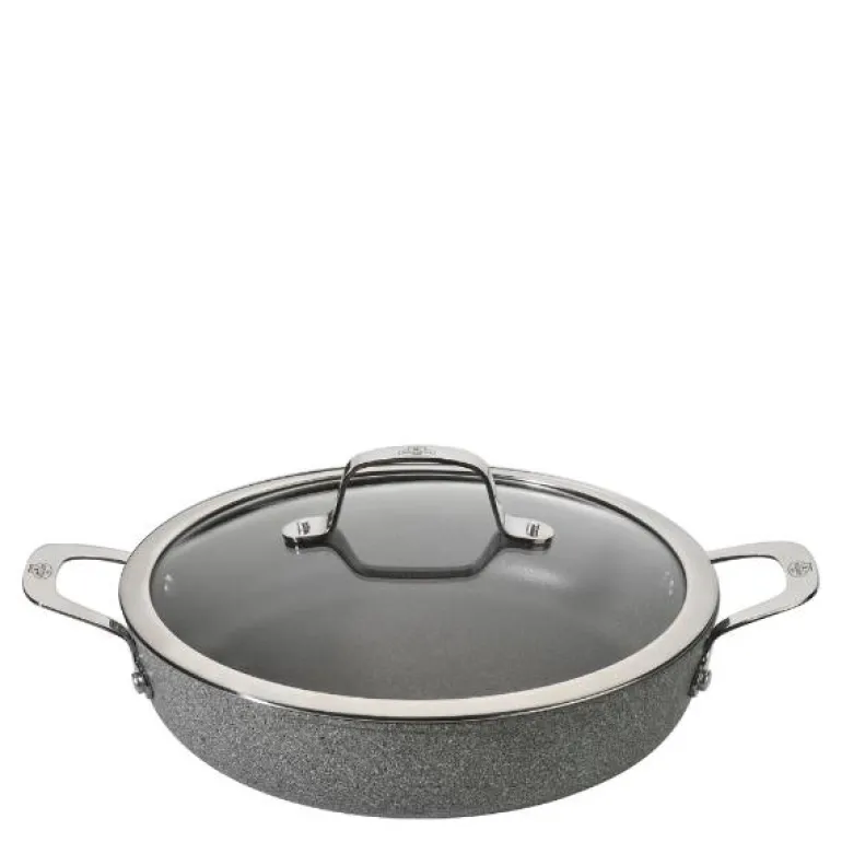 Salina Ti-X Granit traktørpanne m/lokk 28 cm