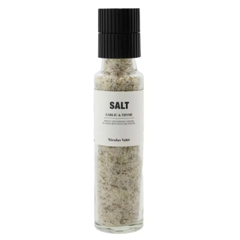 Salt hvitløk & timian 300g