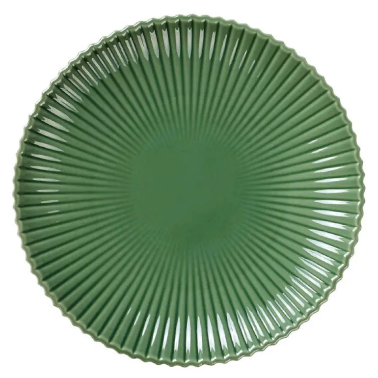 Samsurium middagstallerken 26,6 cm grønn