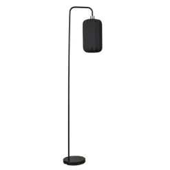 Sashie gulvlampe 160x20 cm svart