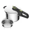 Secure Trendy trykkoker m/dampkurv 6L
