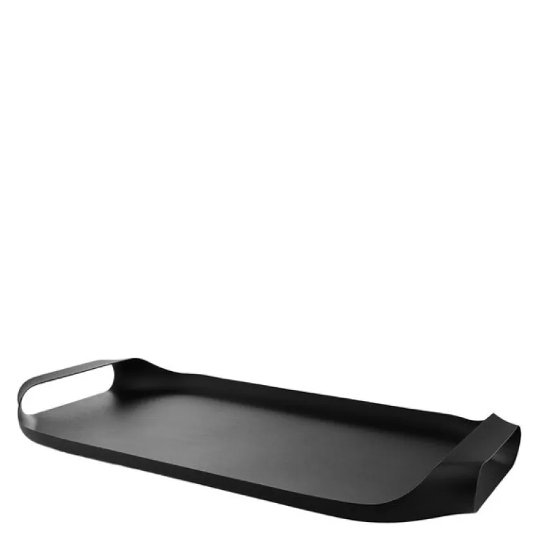 Serveringsbrett 43x25 cm svart