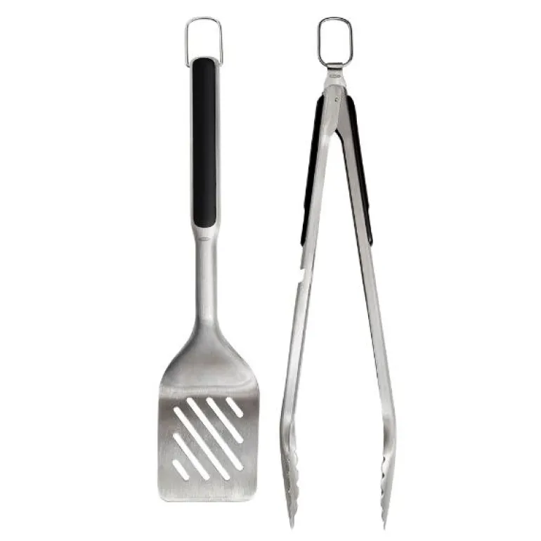 Sett grilltang og grillspade