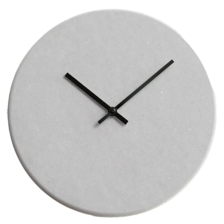 Shape light grey veggklokke 28 cm lysgrå m/svart viser
