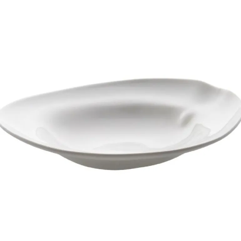 Shell dyptallerken 25x26x7 cm hvit