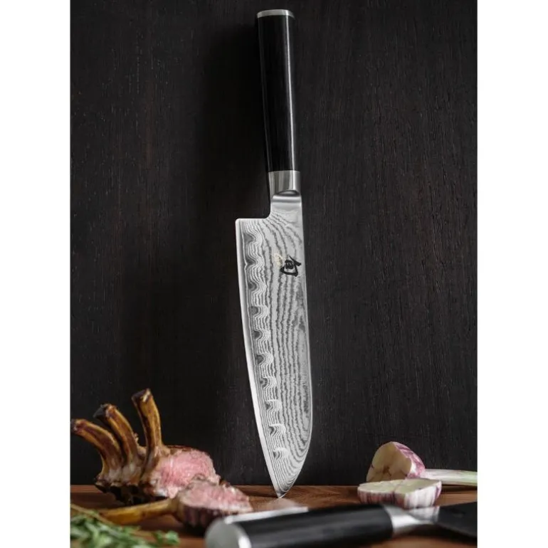 Shun Classic santoku olivenslipt 18 cm