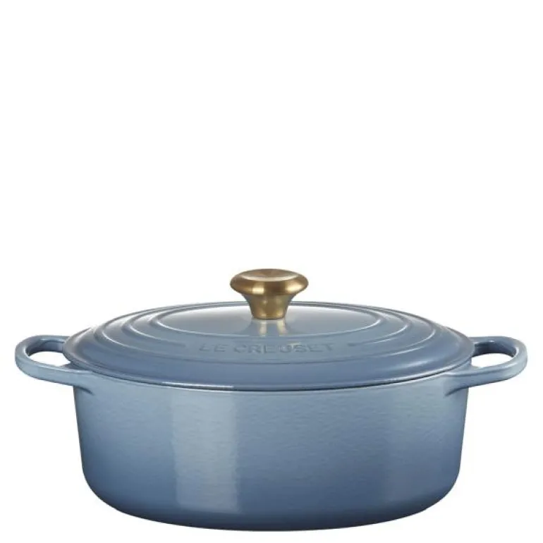 Signature oval gryte 4,1L chambray/gull
