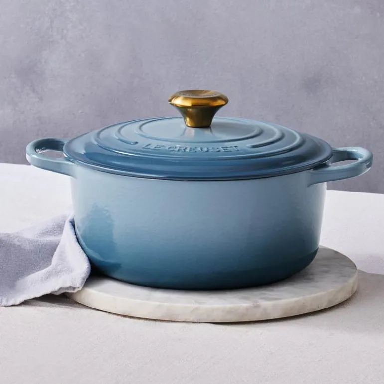 Signature rund gryte 6,7L chambray/gull