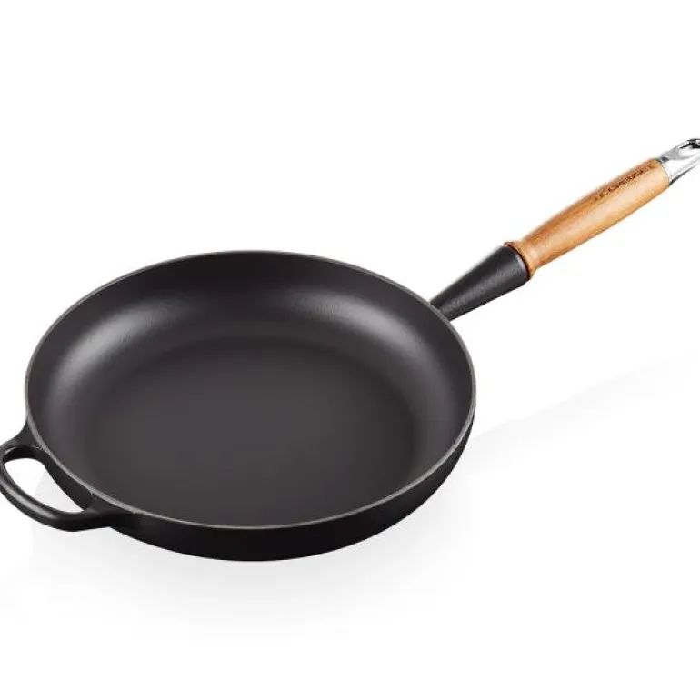 Signature stekepanne med trehåndtak 28 cm matte black