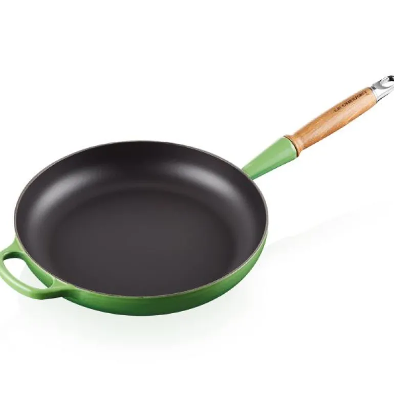 Signature stekepanne med trehåndtak 28 cm bamboo green