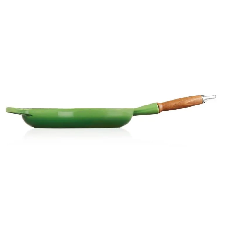 Signature stekepanne med trehåndtak 28 cm bamboo green