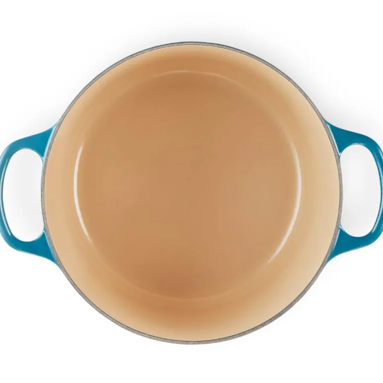 Signature støpejernsgryte rund 24 cm 5L deep teal