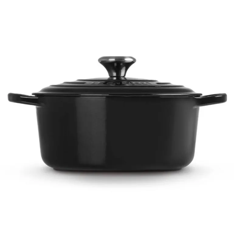 Signature støpejernsgryte rund 24 cm 4,2L black
