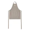 Signerat forkle 85 cm sand