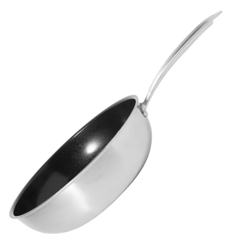 Signerat wok 28 cm rustfritt stål