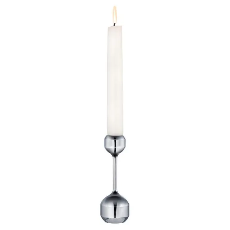 Silhouette lysestake 12 cm krom