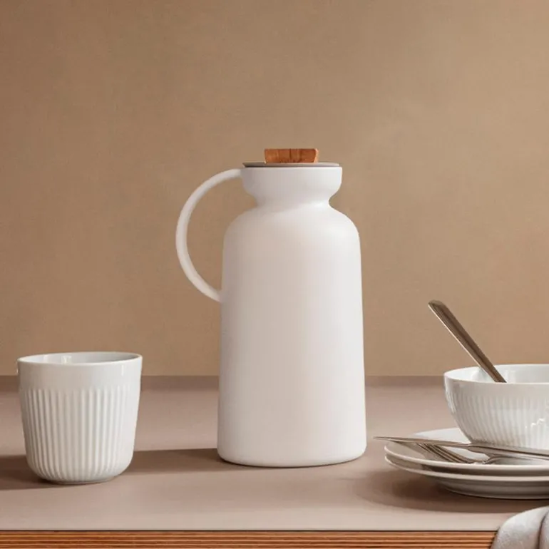 Silhouette termokanne 1L hvit