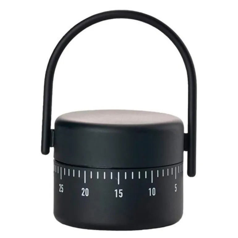 Singles timer svart