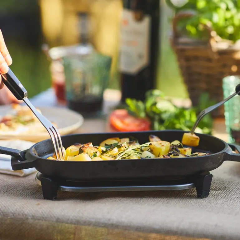 Sizzler stekepanne 31 cm støpejern