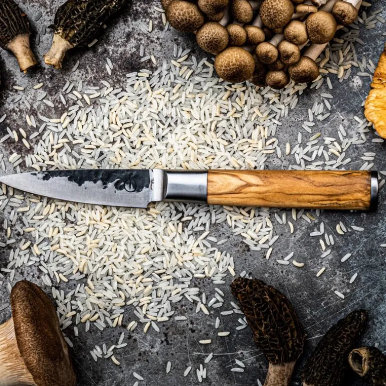 Skalkniv 22 cm olive