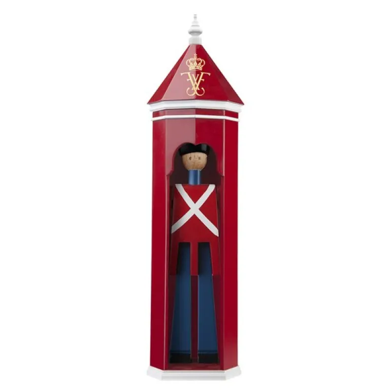 Skilderhus Frederik 10 36 cm rød/hvit