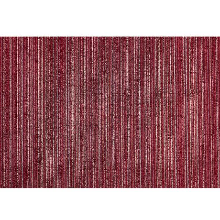 Skinny Stripe dørmatte 61x91 cm raspberry