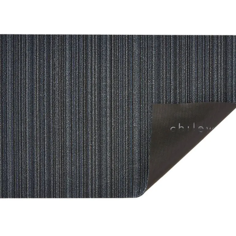 Skinny Stripe dørmatte 61x91 cm blue