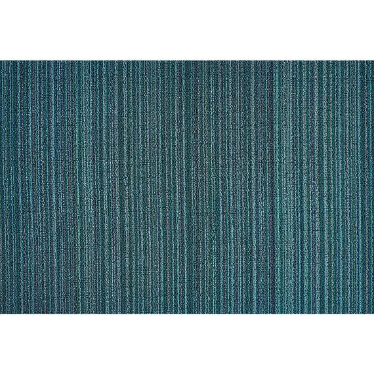 Skinny Stripe dørmatte 61x91 cm turquoise
