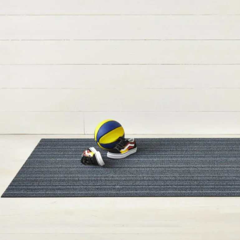Skinny Stripe dørmatte 46x71 cm blue