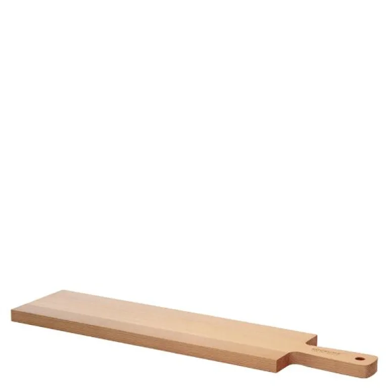 Skjærebrett m/ håndtak 60x14 cm bøk