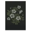 Skumringsblomst håndkle 48x70 cm grønn