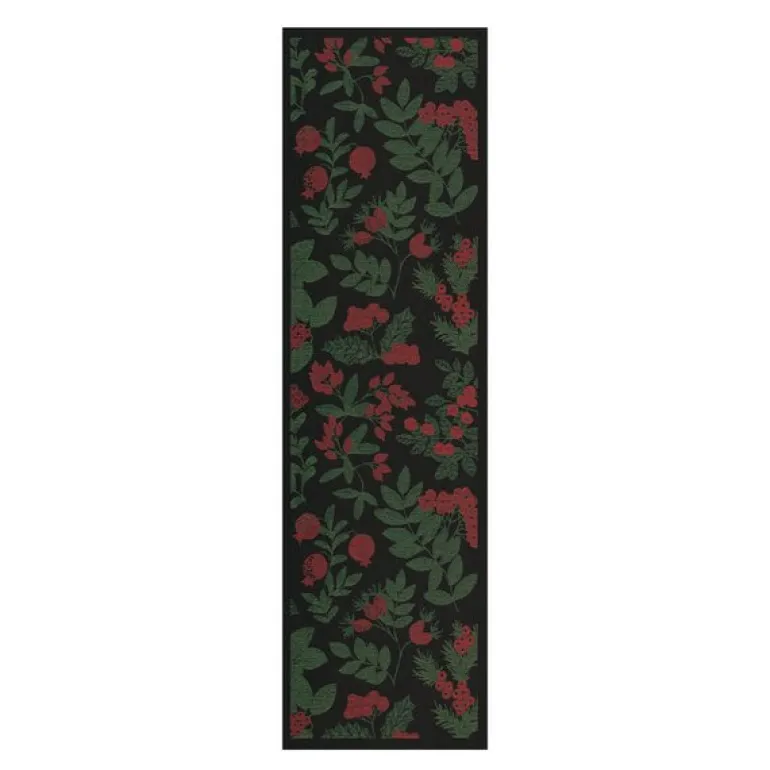 Skumringsbær bordløper 35x120 cm rød