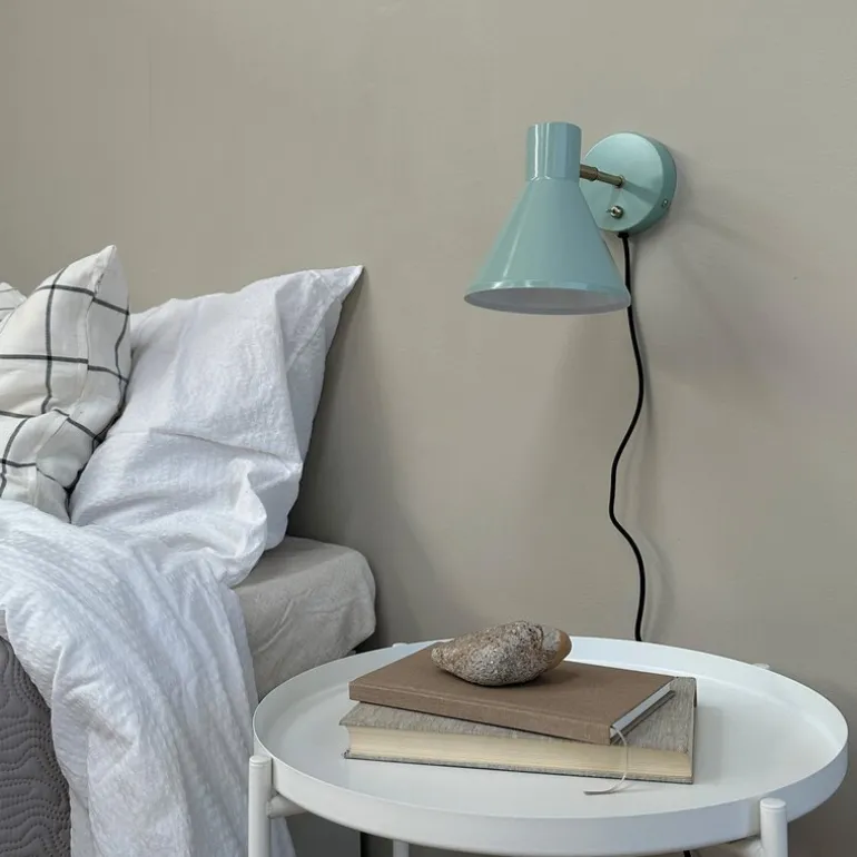 Sleep vegglampe 17 cm mint