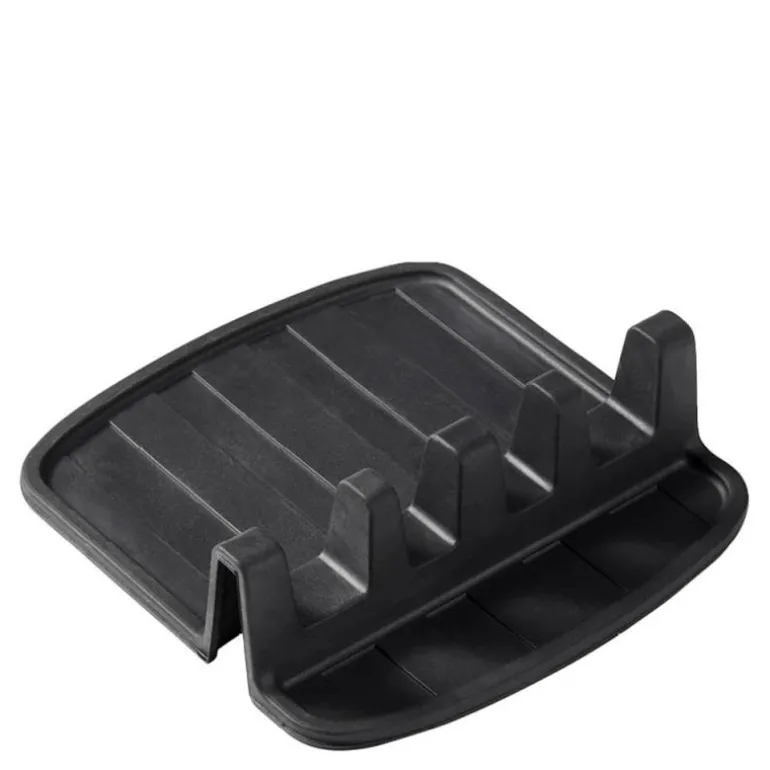 Sloan skjeholder silikon 15x14x2 cm svart