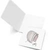 Små kunstkort dåpslue