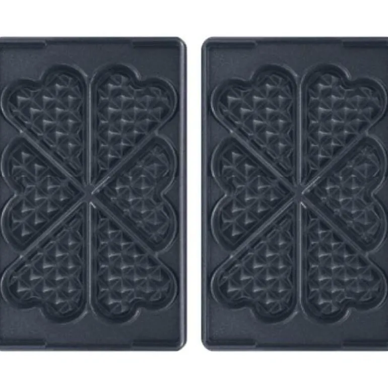 Snack toastjern plater Box 6: hjerte vaffler